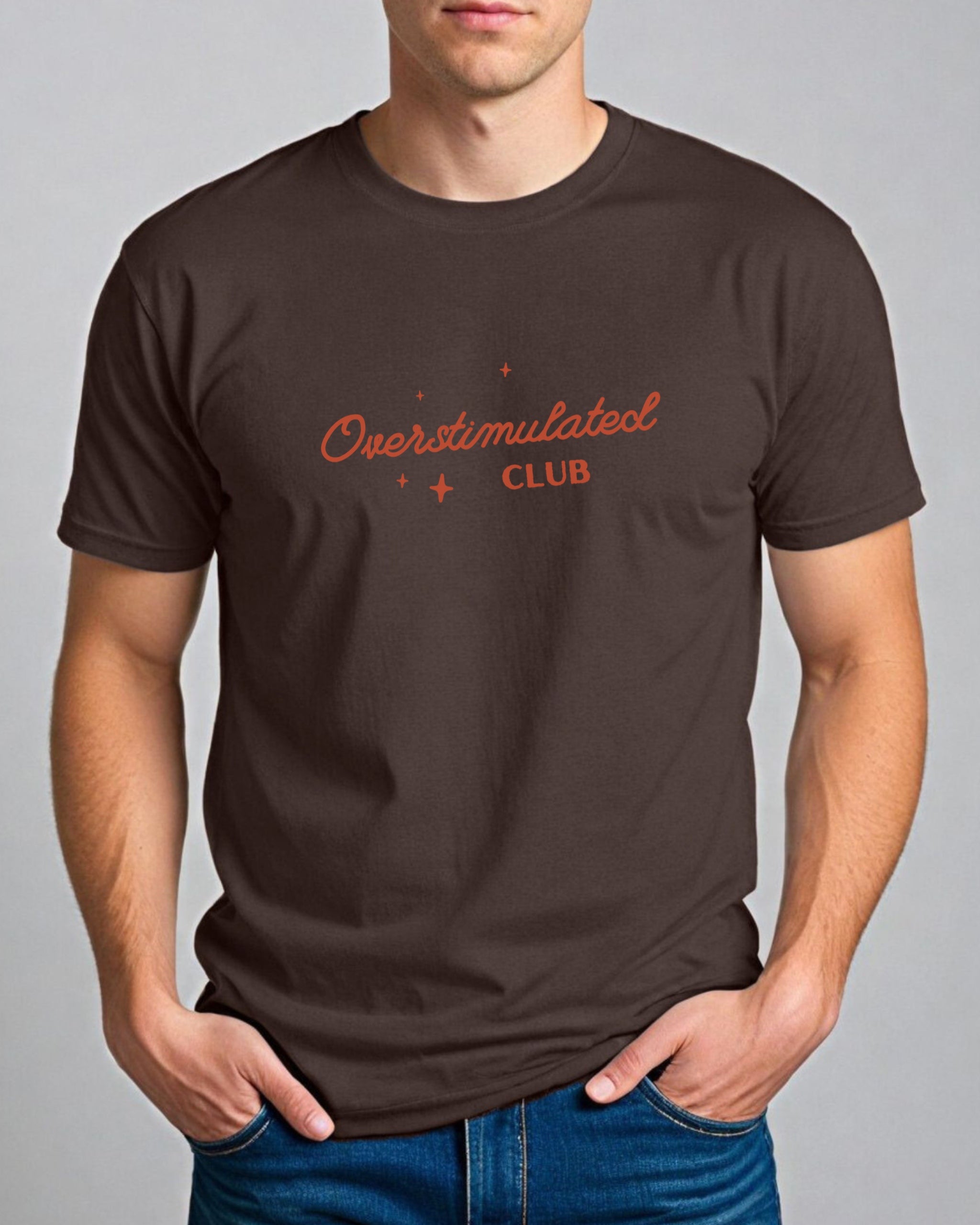 Overstimulated Club Tee-Neurodiversity, ADHD & Autism Awareness & Acceptance T-Shirt by Daily Bloom