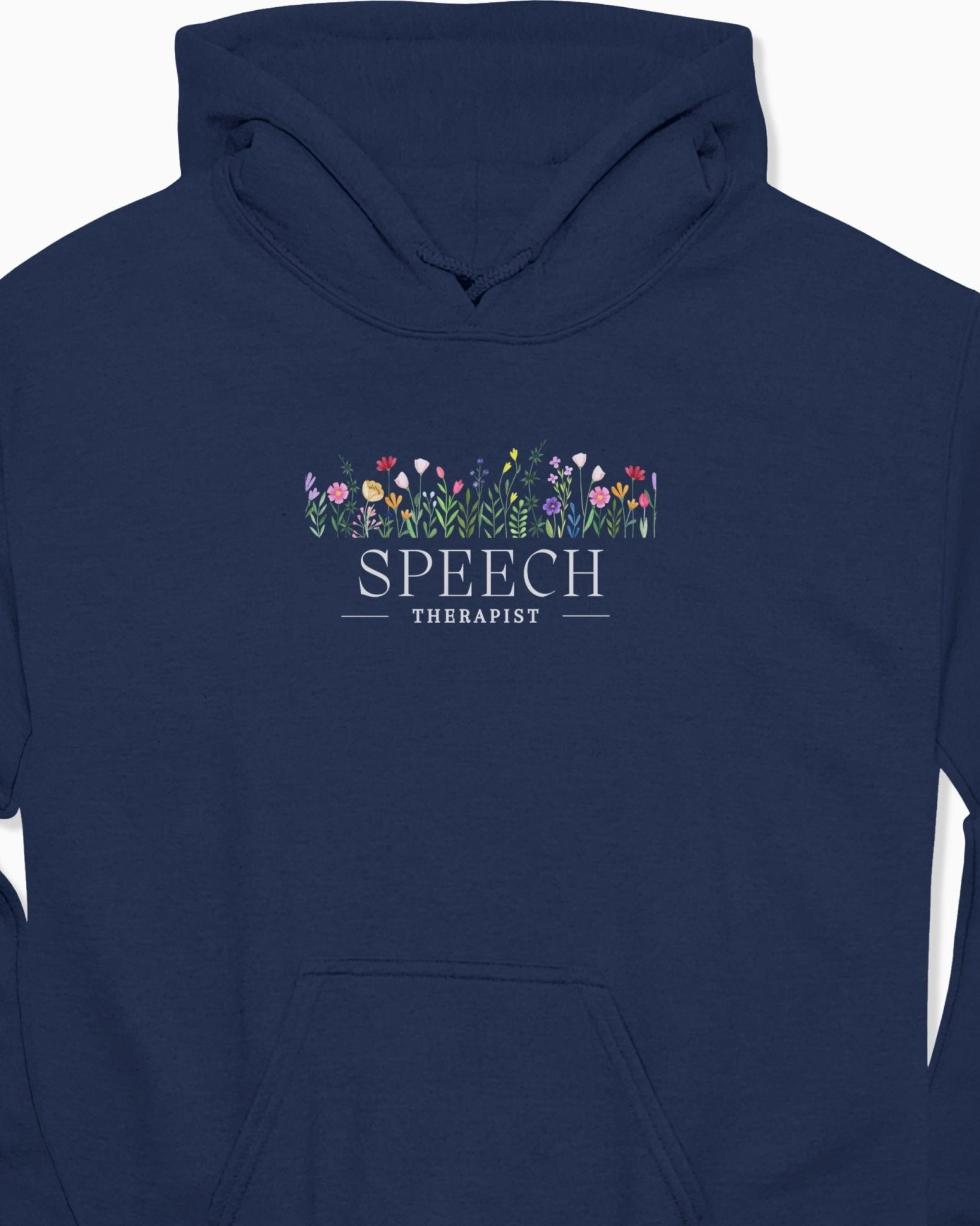 Autism Hoodie - Speech Therapist Floral Hoodie - Daily Bloom