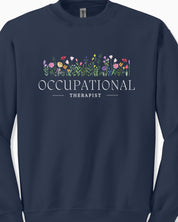 Occupational Therapist Floral Sweatshirt