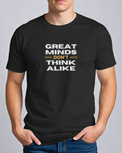 Great Minds Don't Think Alike Tee-Neurodiversity, ADHD & Autism Awareness & Acceptance T-Shirt by Daily Bloom