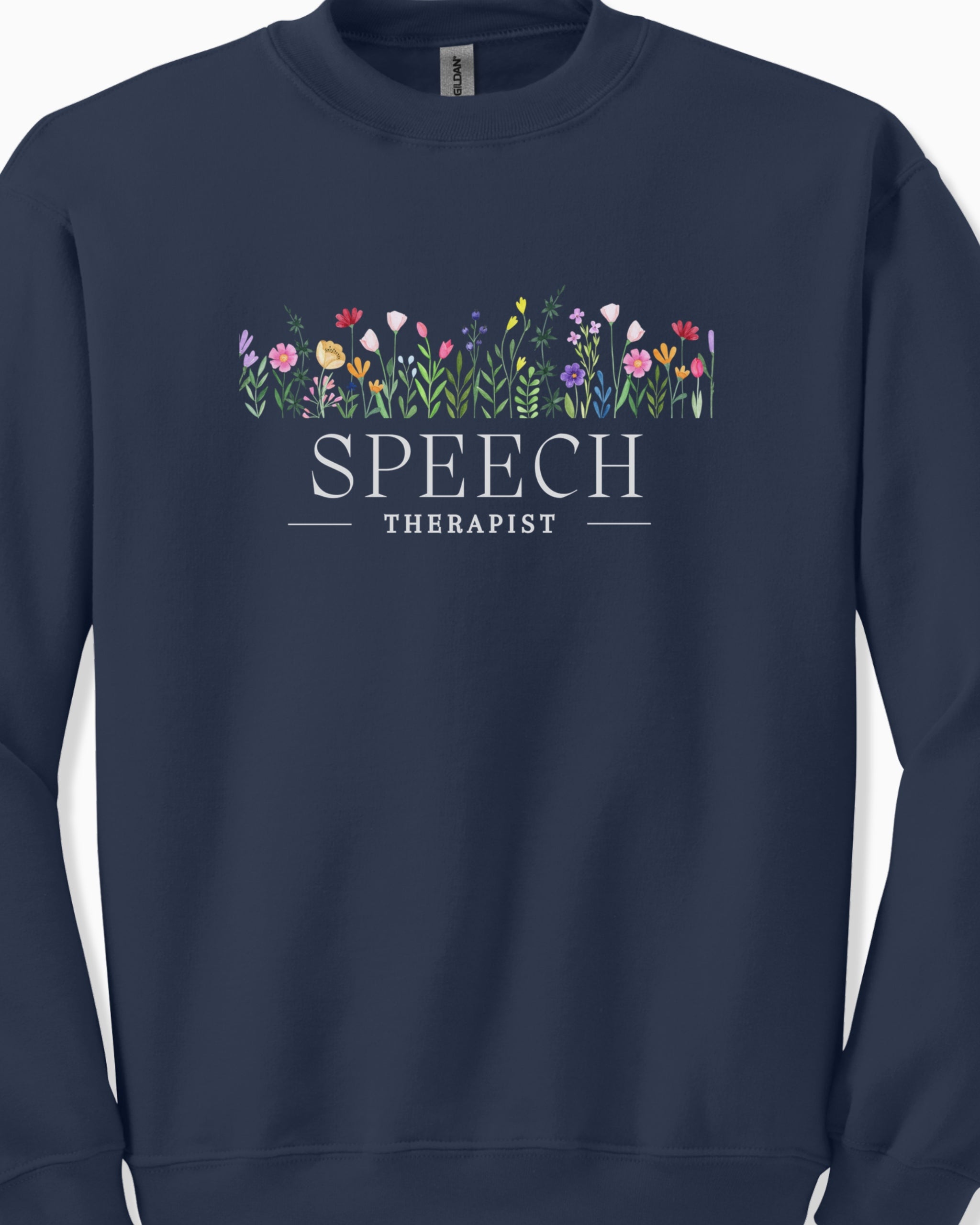 Speech Therapist Floral Sweatshirt