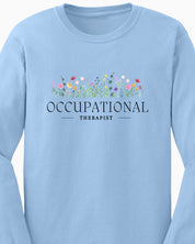 Occupational Therapist Floral Long Sleeve T-Shirt