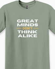 Great Minds Don't Think Alike Tee-Neurodiversity, ADHD & Autism Awareness & Acceptance T-Shirt by Daily Bloom