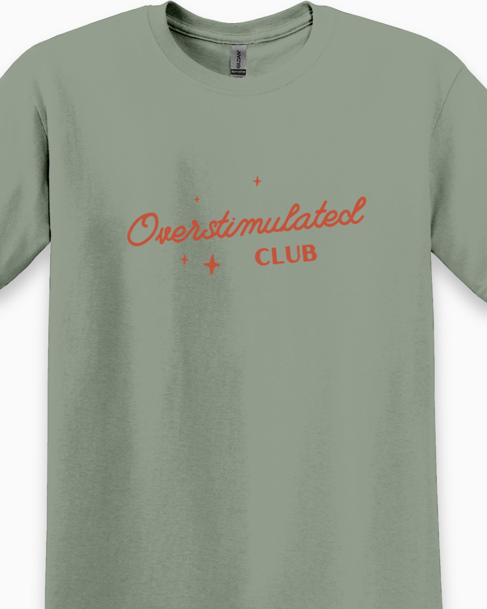 Overstimulated Club Tee-Neurodiversity, ADHD & Autism Awareness & Acceptance T-Shirt by Daily Bloom