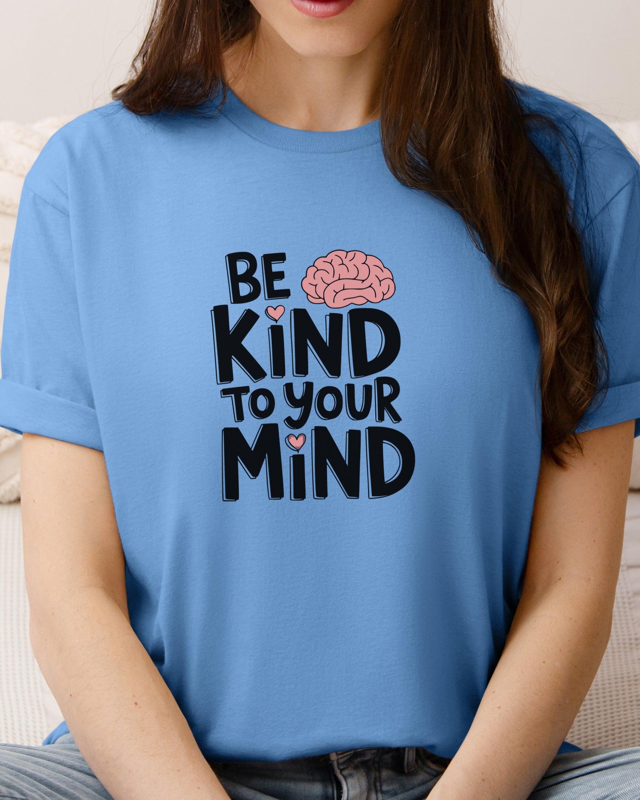 Be Kind to Your Mind Tee-Neurodiversity, ADHD & Autism Awareness & Acceptance T-Shirt by Daily Bloom