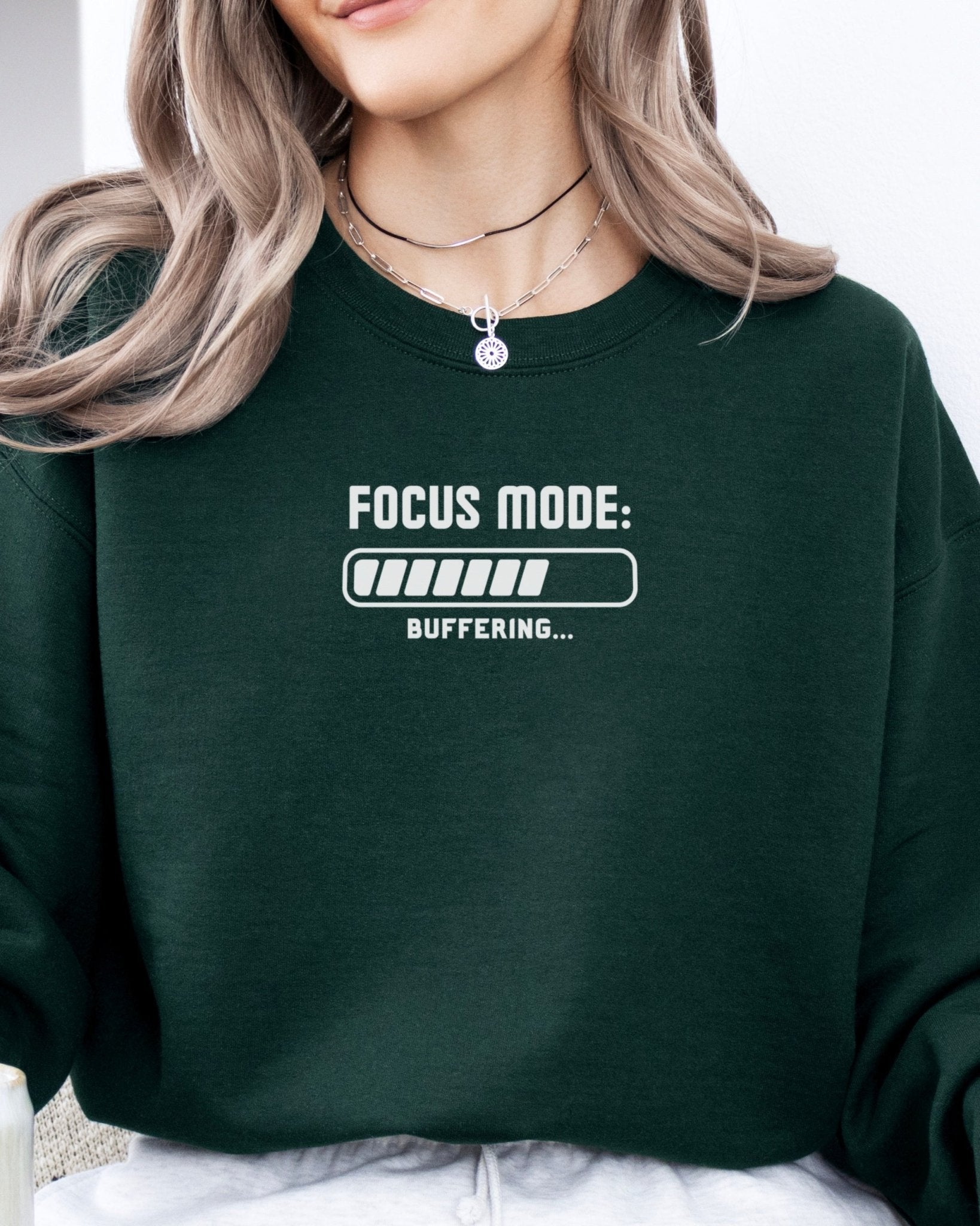 Autism Sweatshirt - ADHD Focus Mode Buffering Sweatshirt - Daily Bloom
