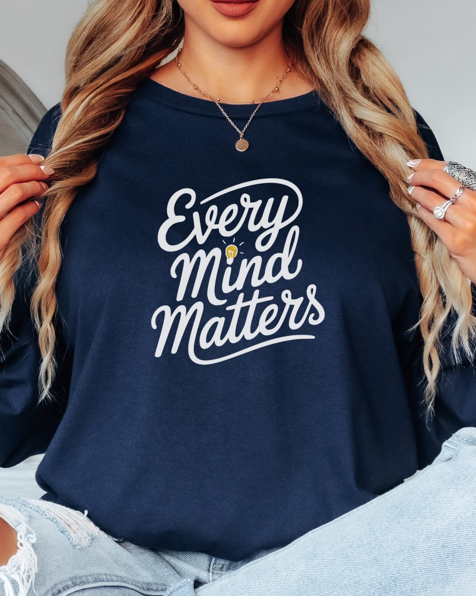 Autism Long - sleeve - Every Mind Matters Long Sleeve T-Shirt - Daily Bloom