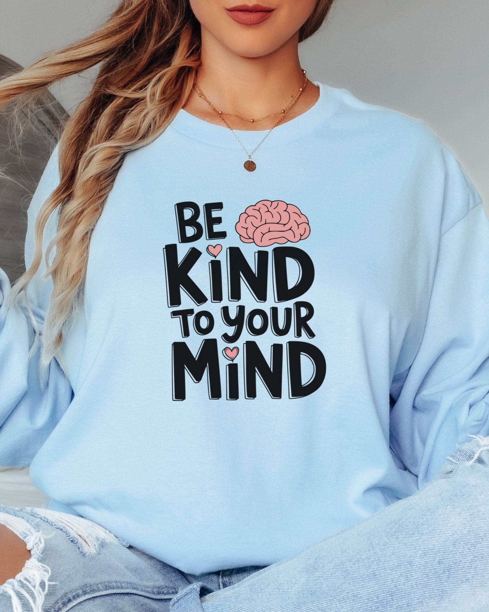 Autism Long - sleeve - Be Kind to Your Mind Long Sleeve T-Shirt - Daily Bloom