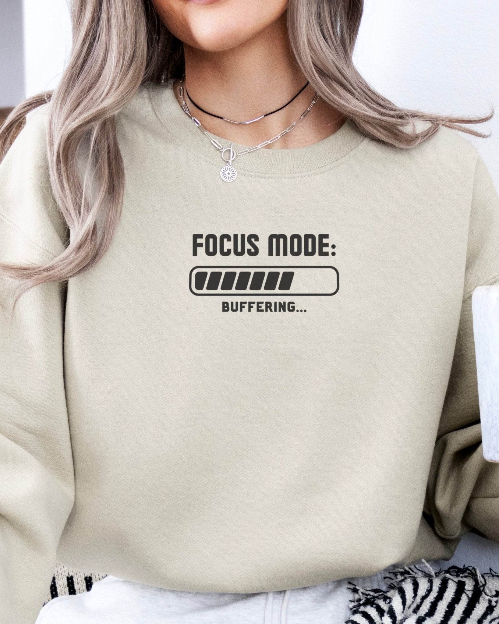 Autism Sweatshirt - ADHD Focus Mode Buffering Sweatshirt - Daily Bloom