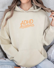 ADHD Acceptance Grunge Style Hoodie