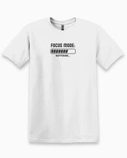 ADHD Focus Mode Buffering Tee-White-Neurodiversity, ADHD & Autism Awareness & Acceptance T-Shirt by Daily Bloom