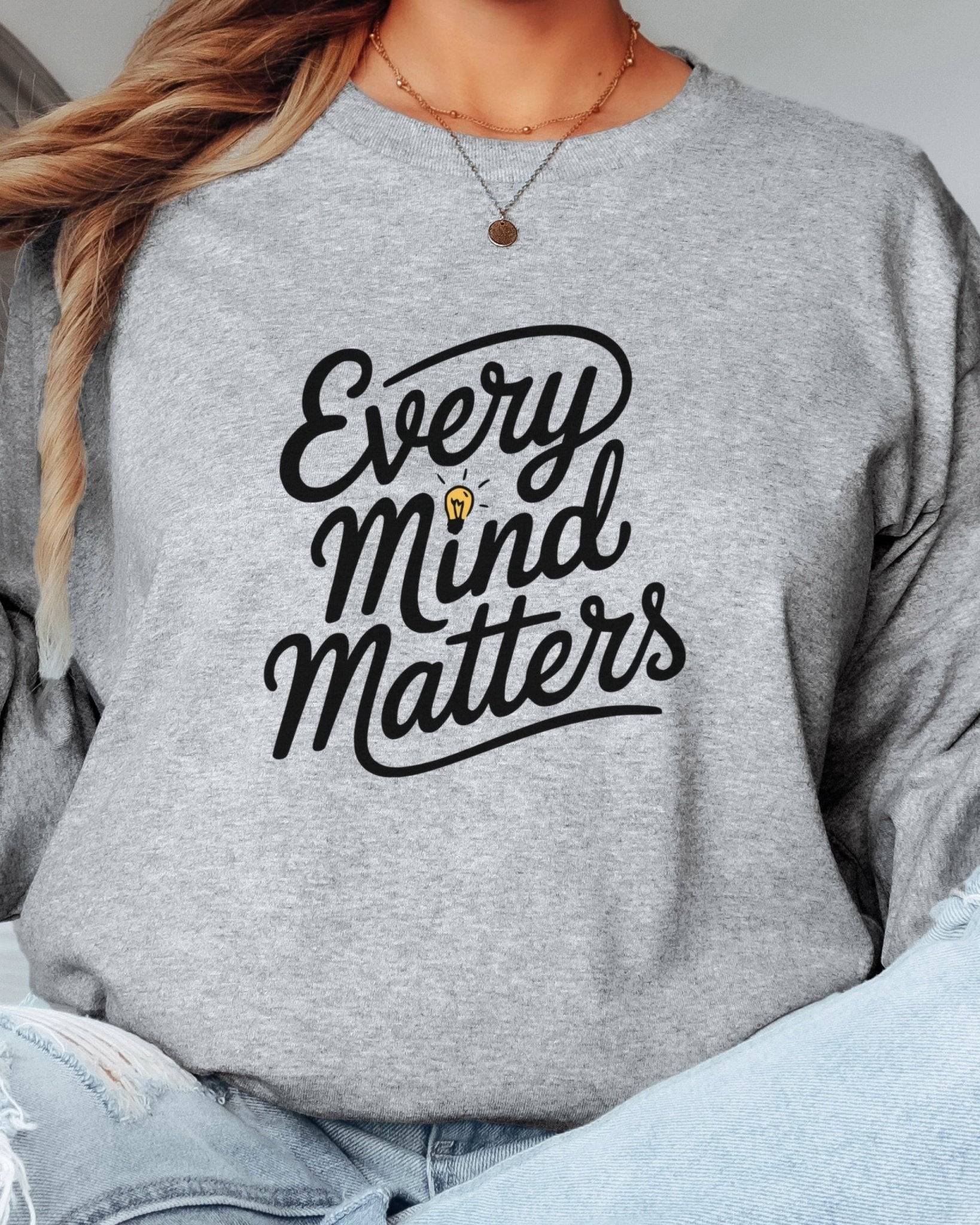Autism Long - sleeve - Every Mind Matters Long Sleeve T-Shirt - Daily Bloom