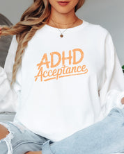 ADHD Acceptance Grunge Style Long Sleeve T-Shirt