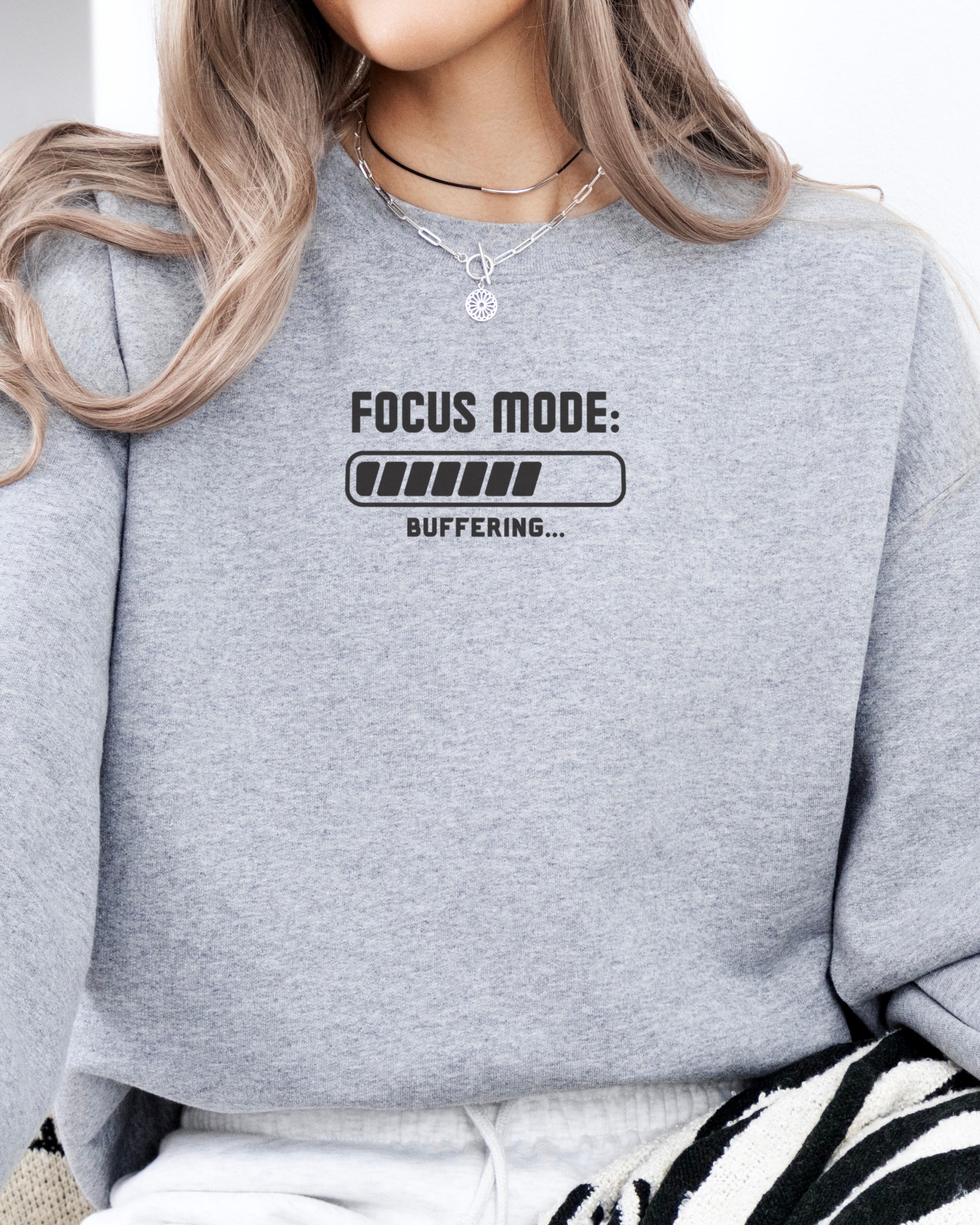 ADHD Focus Mode Buffering Sweatshirt