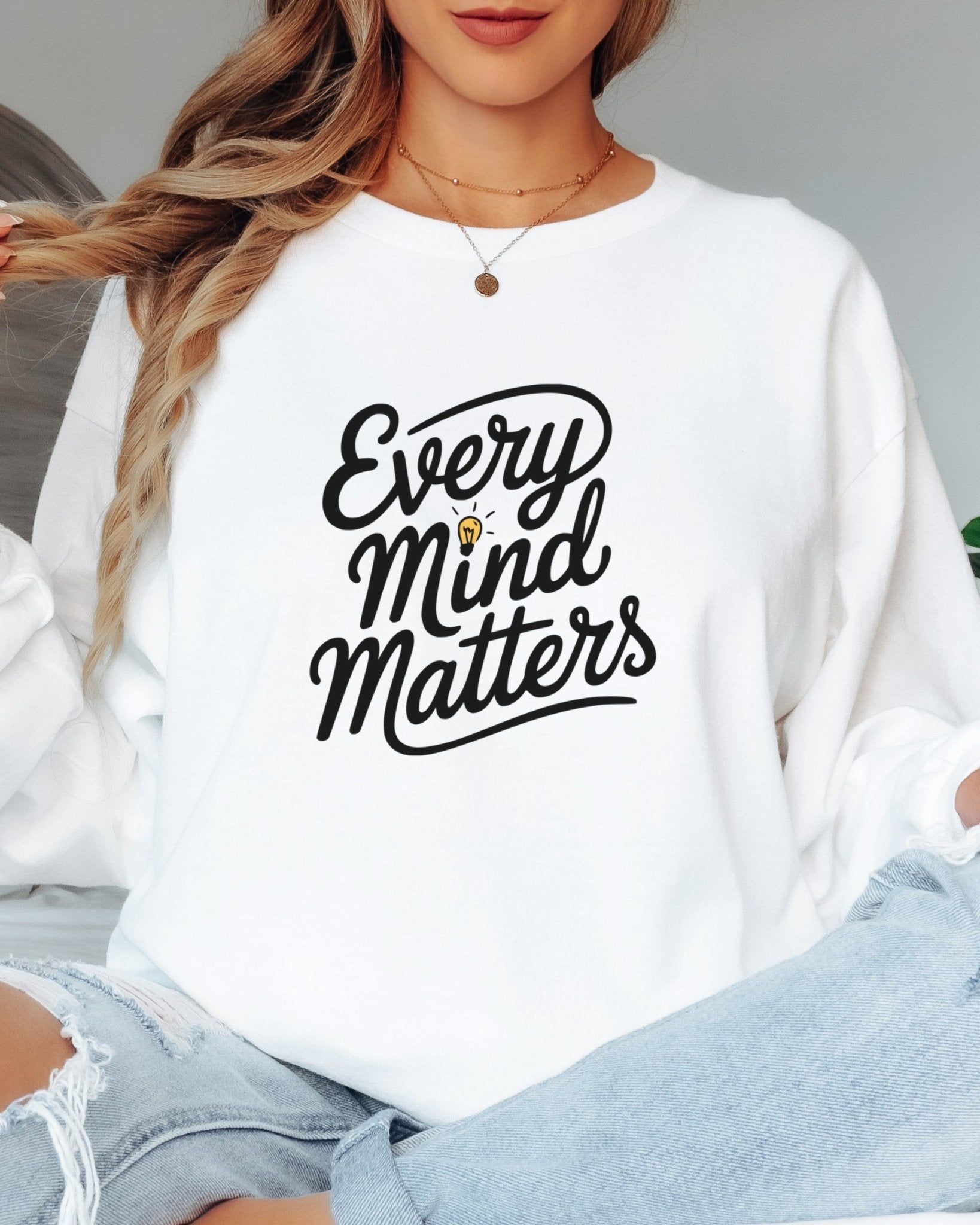 Autism Long - sleeve - Every Mind Matters Long Sleeve T-Shirt - Daily Bloom