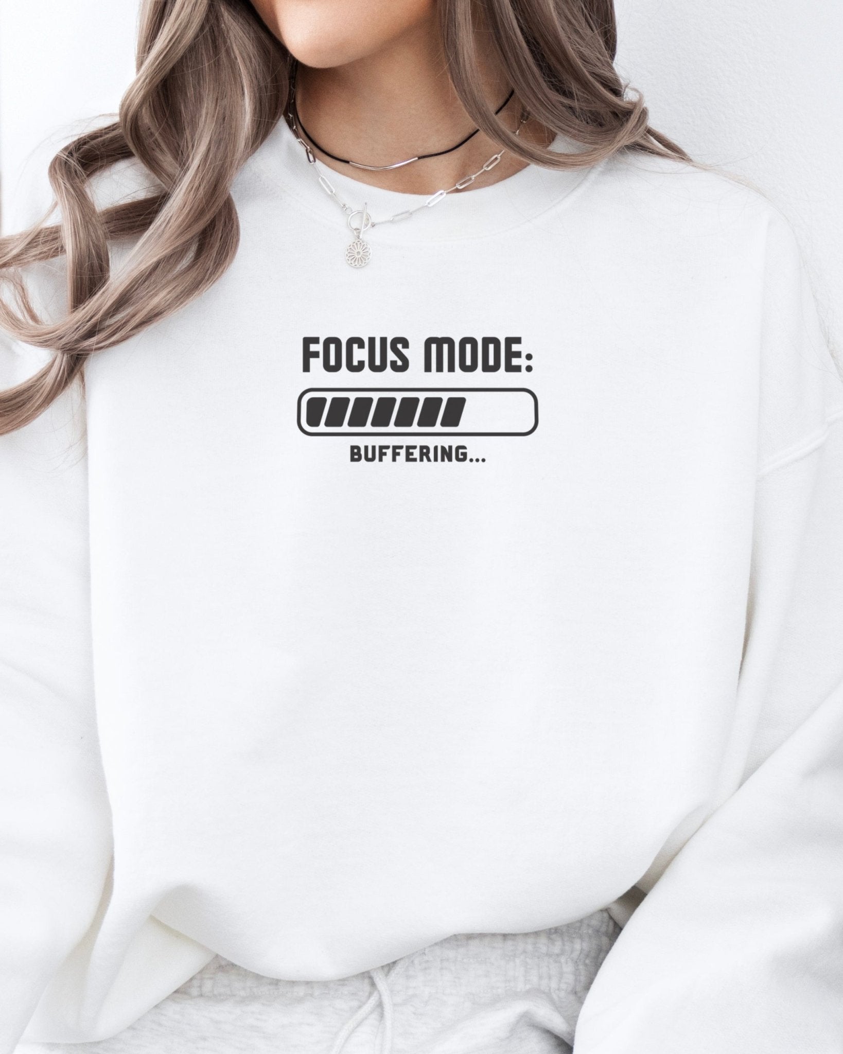 Autism Sweatshirt - ADHD Focus Mode Buffering Sweatshirt - Daily Bloom