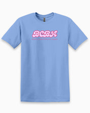 BCBA Groovy Tee-Carolina Blue-Neurodiversity, ADHD & Autism Awareness & Acceptance T-Shirt by Daily Bloom