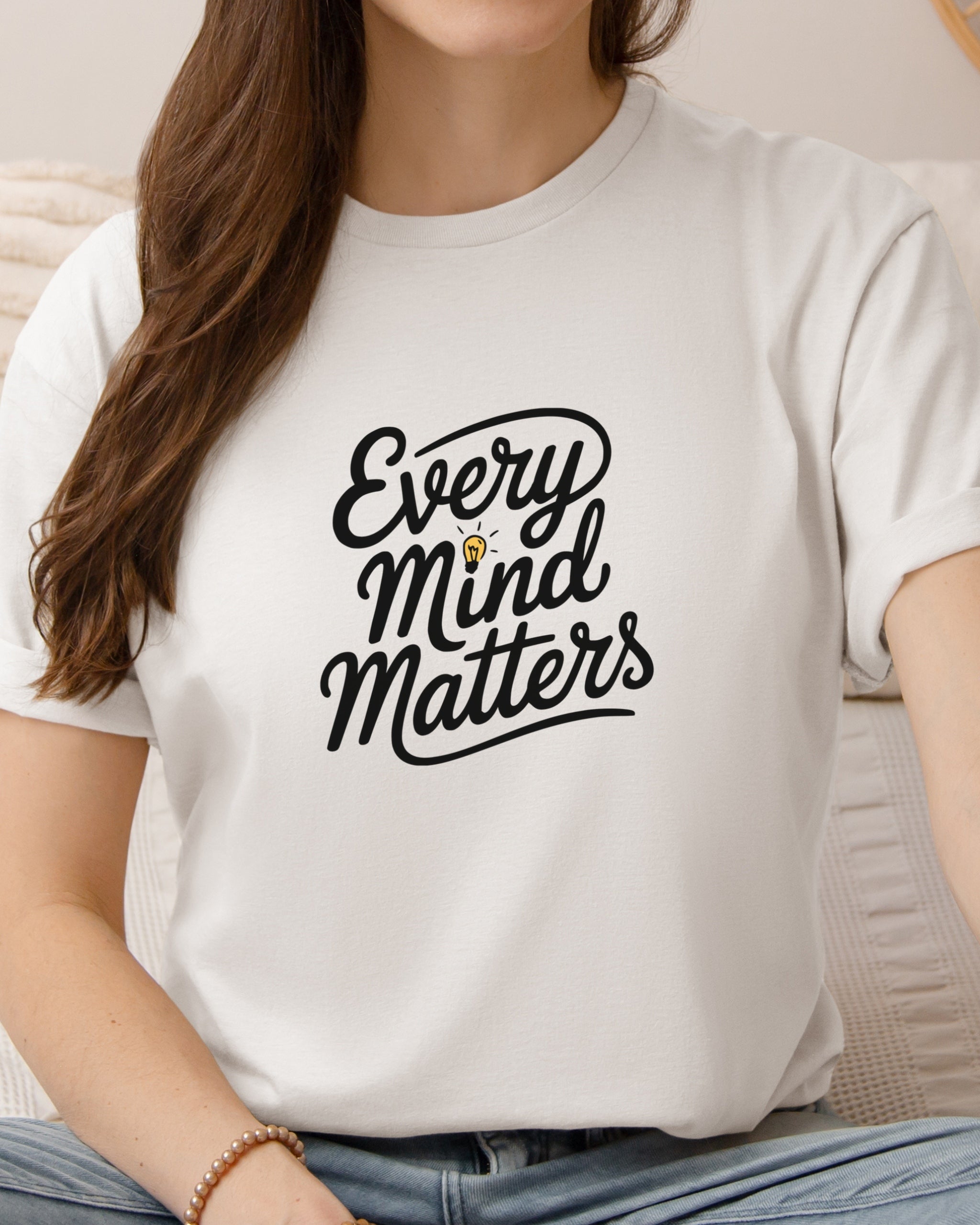 Every Mind Matters Tee-Neurodiversity, ADHD & Autism Awareness & Acceptance T-Shirt by Daily Bloom