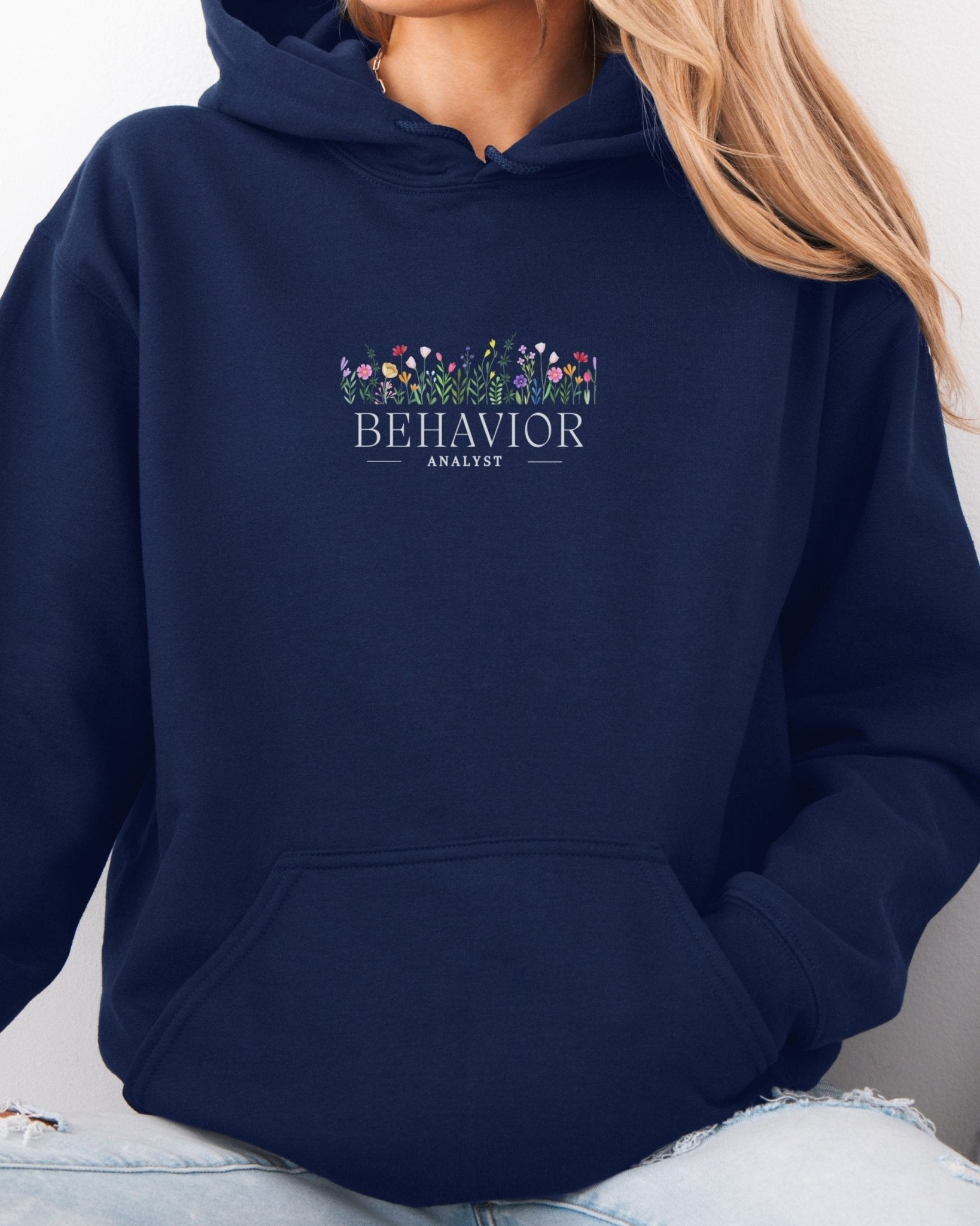 Autism Hoodie - Behavior Analyst Floral Hoodie - Daily Bloom