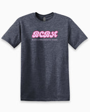 BCBA Groovy Tee-Heather Navy-Neurodiversity, ADHD & Autism Awareness & Acceptance T-Shirt by Daily Bloom