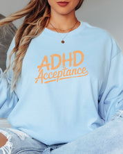 ADHD Acceptance Grunge Style Long Sleeve T-Shirt