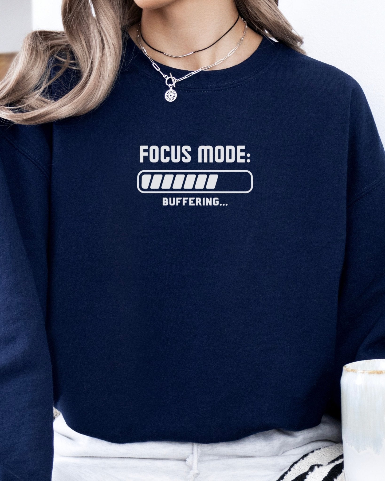 Autism Sweatshirt - ADHD Focus Mode Buffering Sweatshirt - Daily Bloom