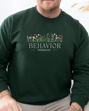 Behavior Therapist Floral Sweatshirt