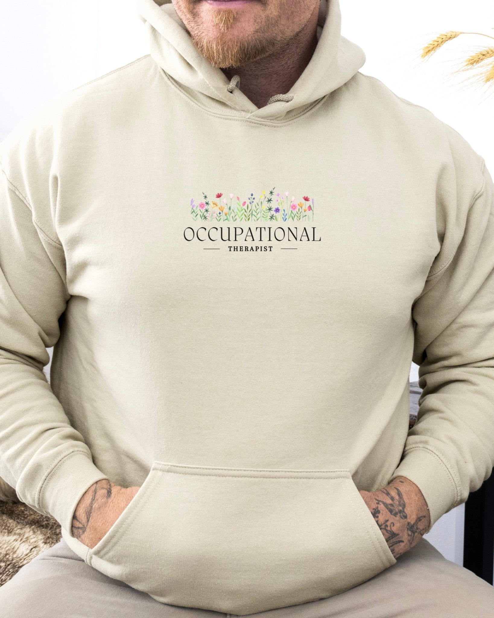 Autism Hoodie - Occupational Therapist Floral Hoodie - Daily Bloom