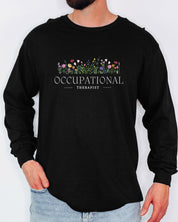 Occupational Therapist Floral Long Sleeve T-Shirt