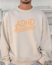 ADHD Acceptance Grunge Style Sweatshirt