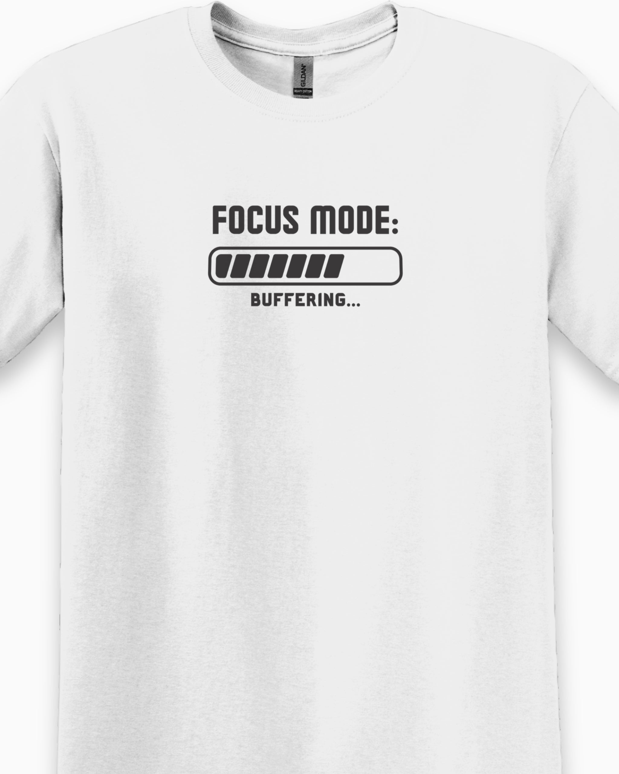 ADHD Focus Mode Buffering Tee-Neurodiversity, ADHD & Autism Awareness & Acceptance T-Shirt by Daily Bloom