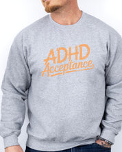 ADHD Acceptance Grunge Style Sweatshirt