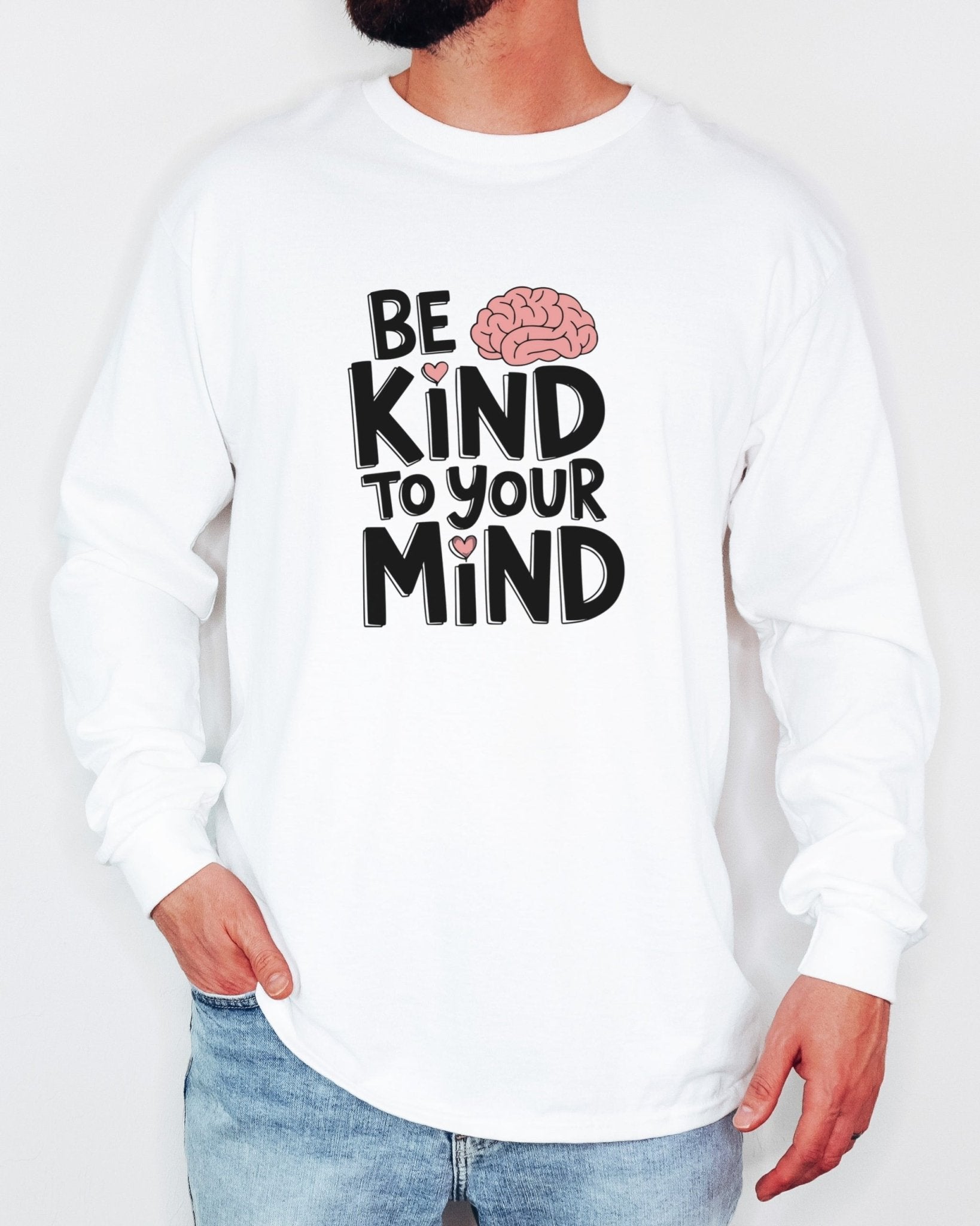 Autism Long - sleeve - Be Kind to Your Mind Long Sleeve T-Shirt - Daily Bloom
