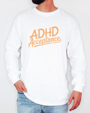ADHD Acceptance Grunge Style Long Sleeve T-Shirt