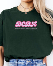 BCBA Groovy Tee-Neurodiversity, ADHD & Autism Awareness & Acceptance T-Shirt by Daily Bloom