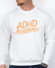 ADHD Acceptance Grunge Style Sweatshirt