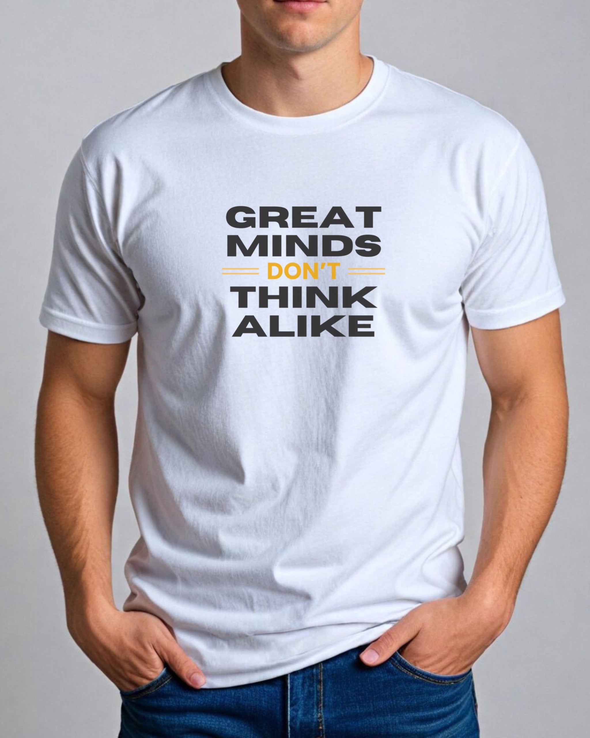 Great Minds Don't Think Alike Tee-Neurodiversity, ADHD & Autism Awareness & Acceptance T-Shirt by Daily Bloom