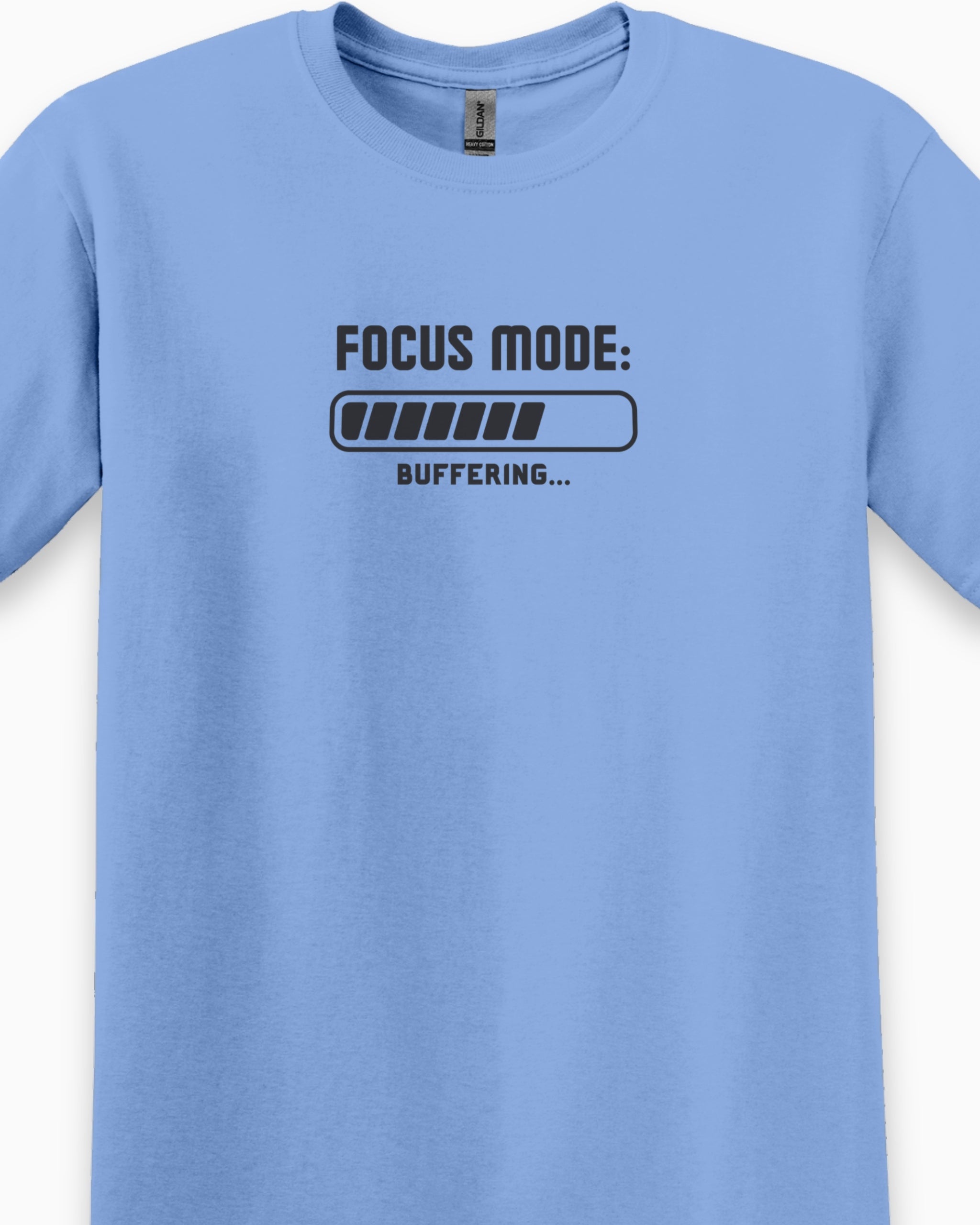 ADHD Focus Mode Buffering Tee-Neurodiversity, ADHD & Autism Awareness & Acceptance T-Shirt by Daily Bloom