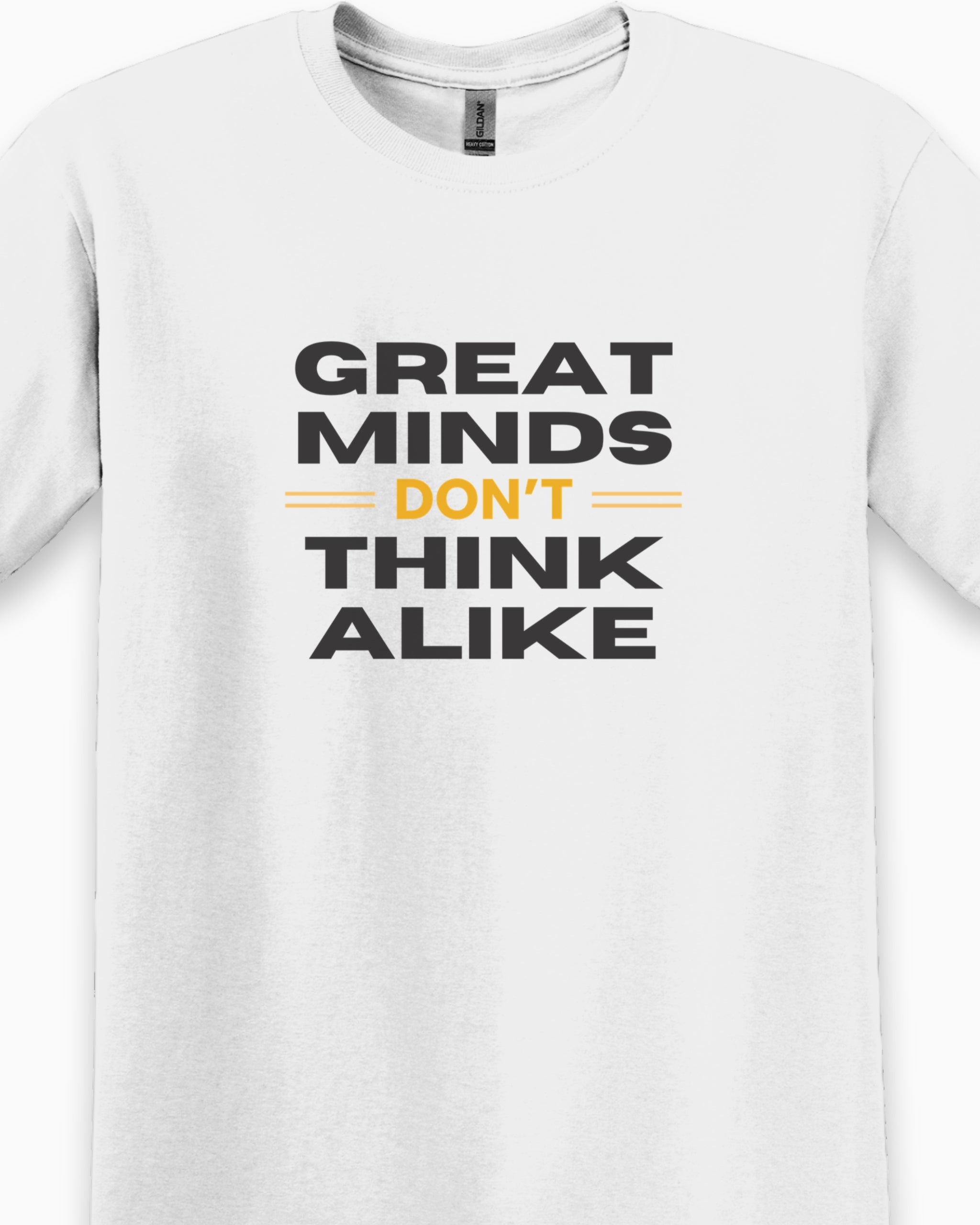 Great Minds Don't Think Alike Tee-Neurodiversity, ADHD & Autism Awareness & Acceptance T-Shirt by Daily Bloom