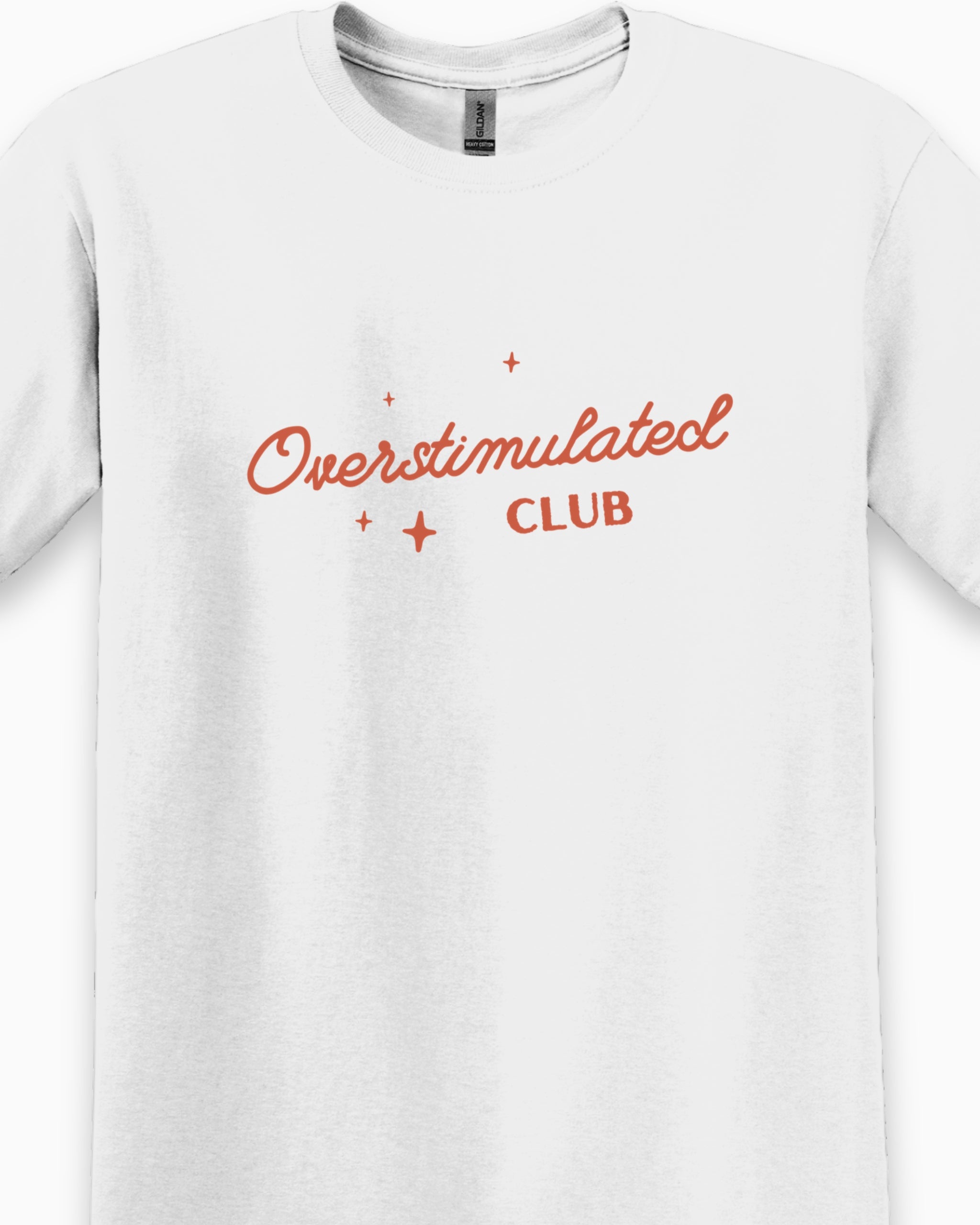 Overstimulated Club Tee-Neurodiversity, ADHD & Autism Awareness & Acceptance T-Shirt by Daily Bloom