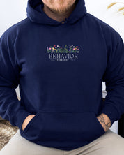Behavior Therapist Floral Hoodie