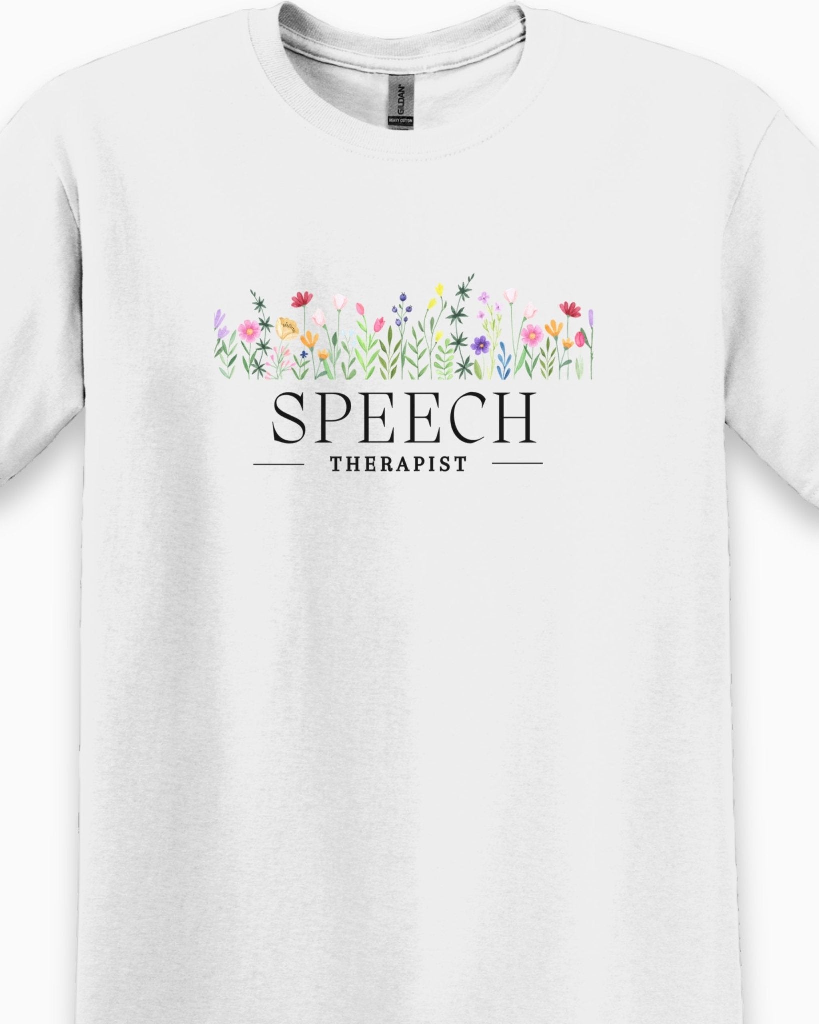 Autism T-Shirt - Speech Therapist Floral Tee - Daily Bloom