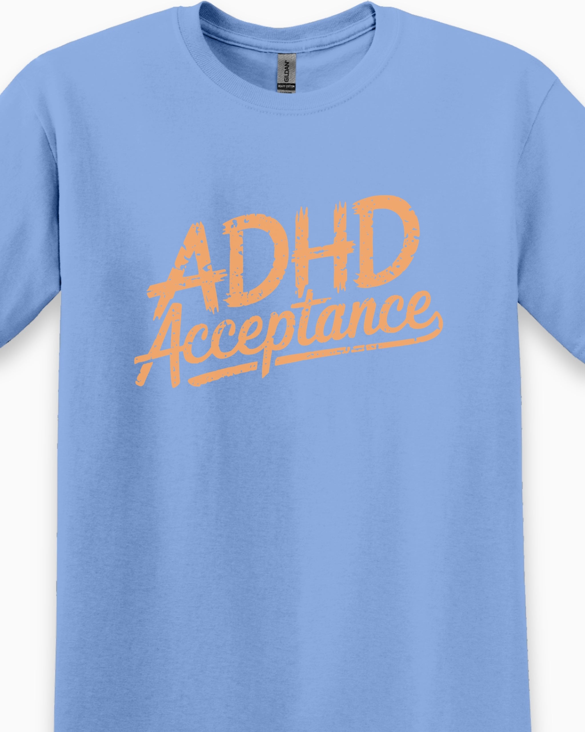 ADHD Acceptance Grunge Style Tee-Neurodiversity, ADHD & Autism Awareness & Acceptance T-Shirt by Daily Bloom