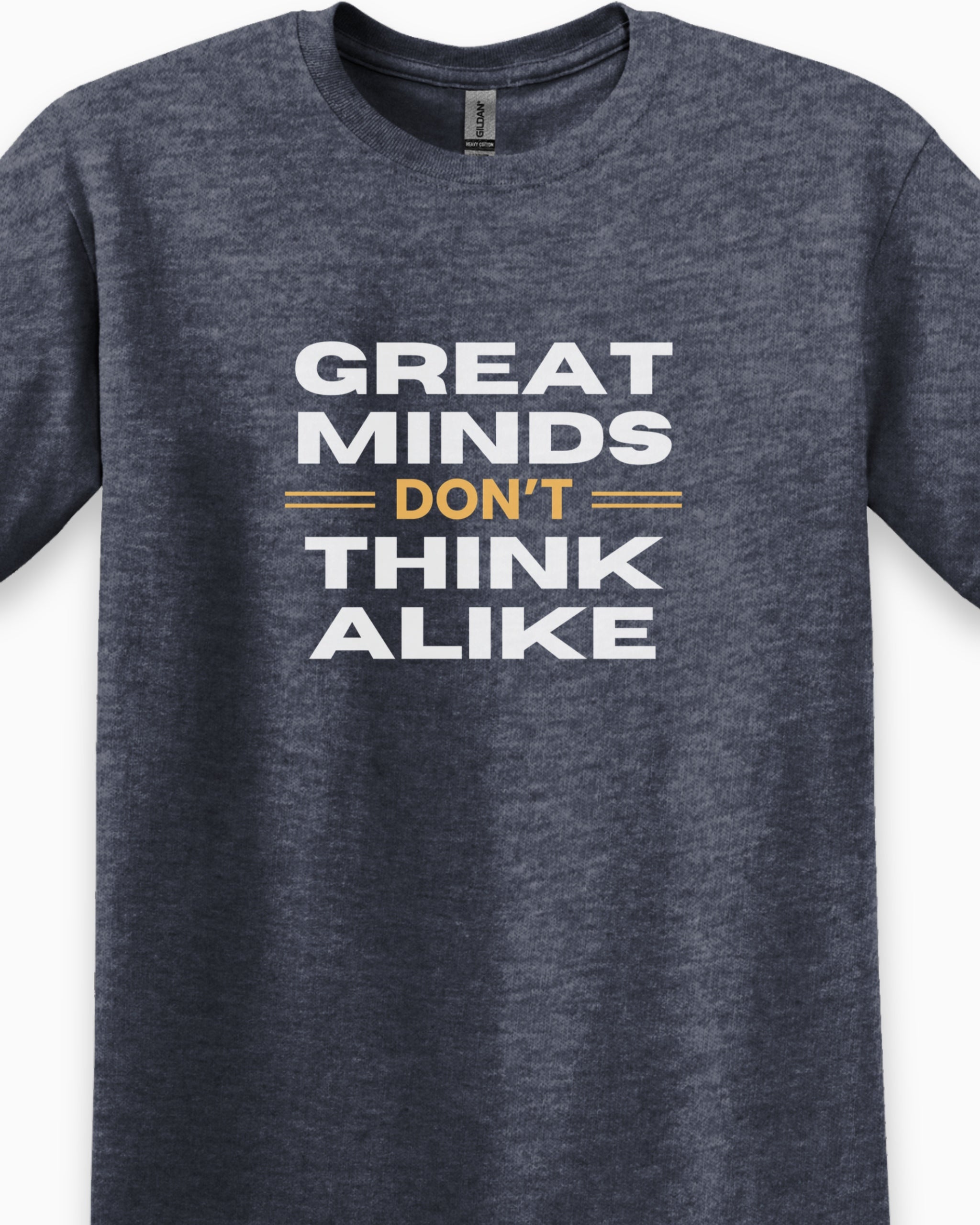 Great Minds Don't Think Alike Tee-Neurodiversity, ADHD & Autism Awareness & Acceptance T-Shirt by Daily Bloom