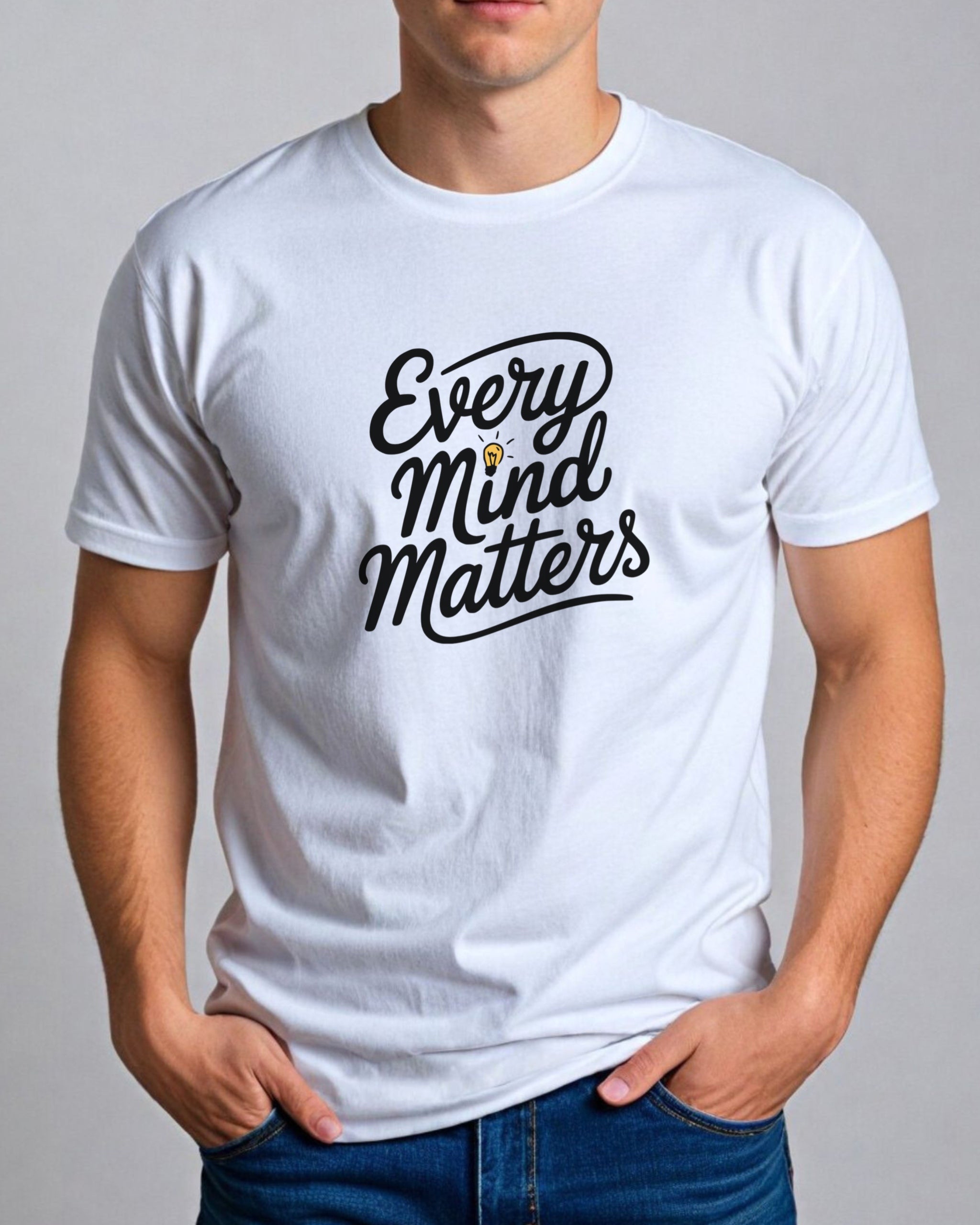 Every Mind Matters Tee-Neurodiversity, ADHD & Autism Awareness & Acceptance T-Shirt by Daily Bloom