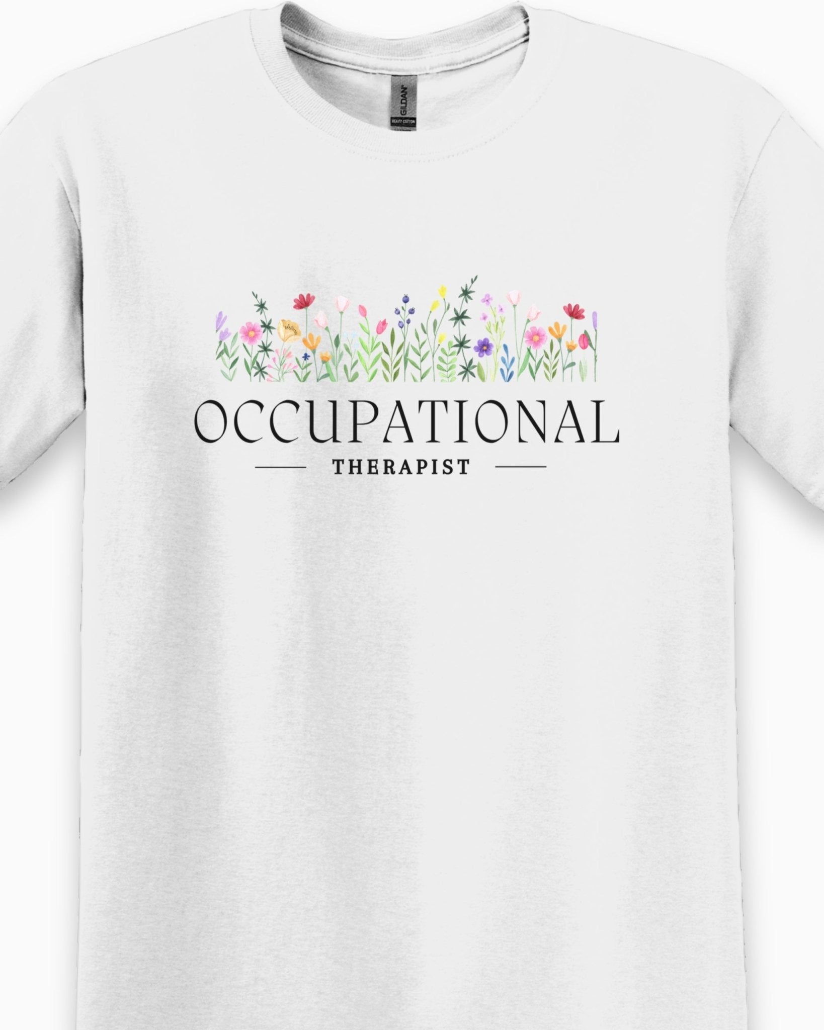 Autism T-Shirt - Occupational Therapist Floral Tee - Daily Bloom