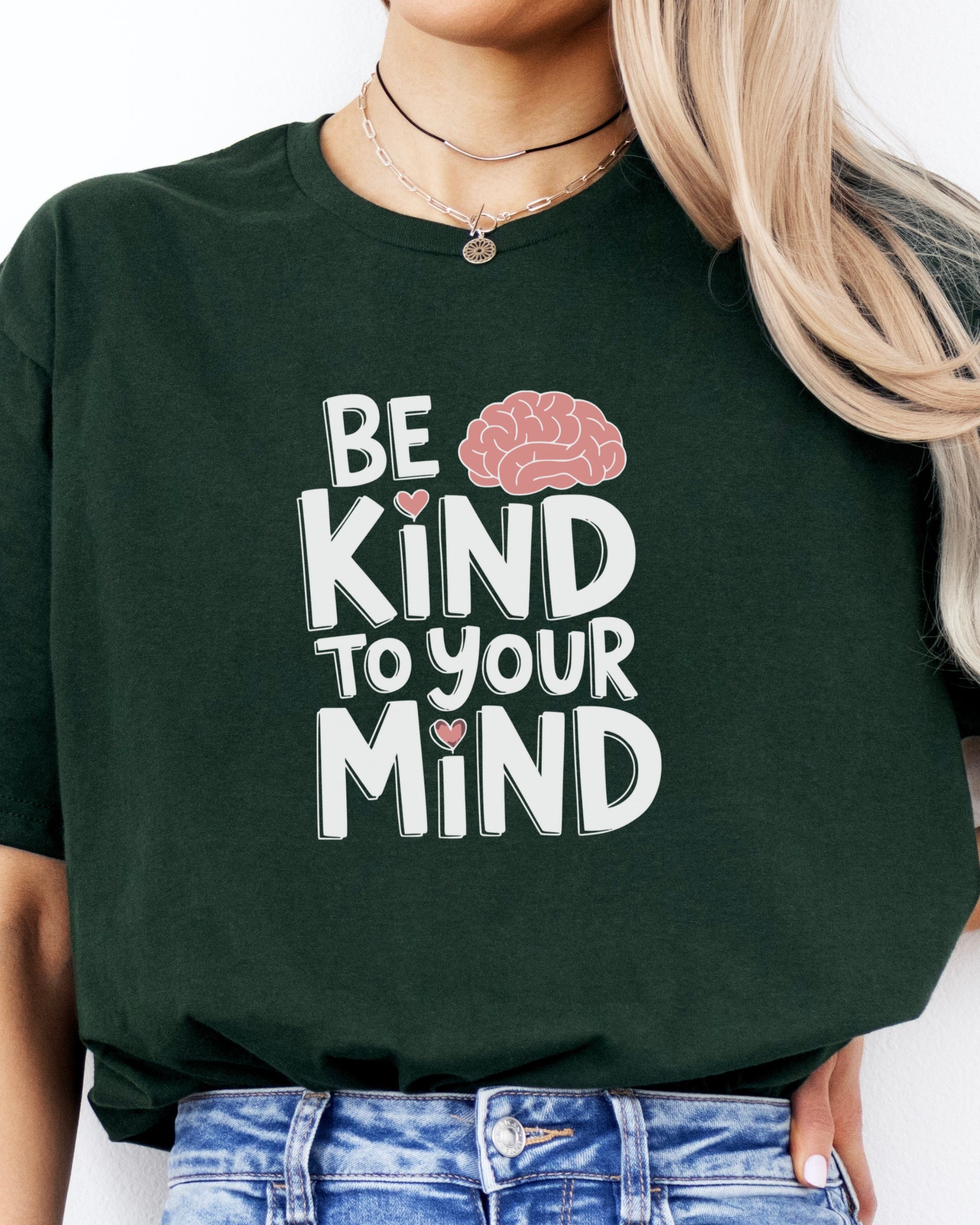 Be Kind to Your Mind Tee-Neurodiversity, ADHD & Autism Awareness & Acceptance T-Shirt by Daily Bloom