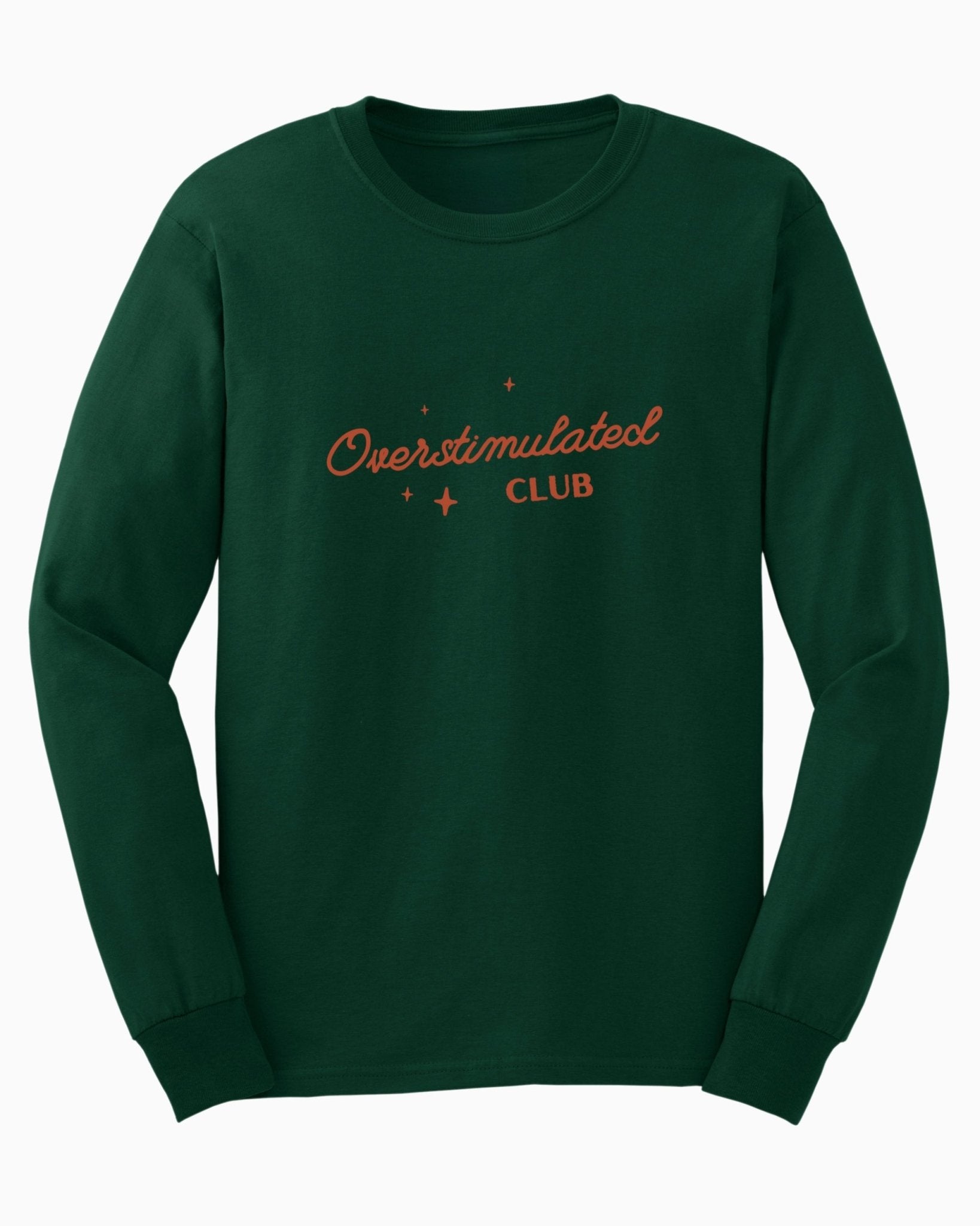 Autism Long - sleeve - Overstimulated Club Long Sleeve T-Shirt - Daily Bloom