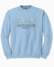 Behavior Therapist Floral Sweatshirt