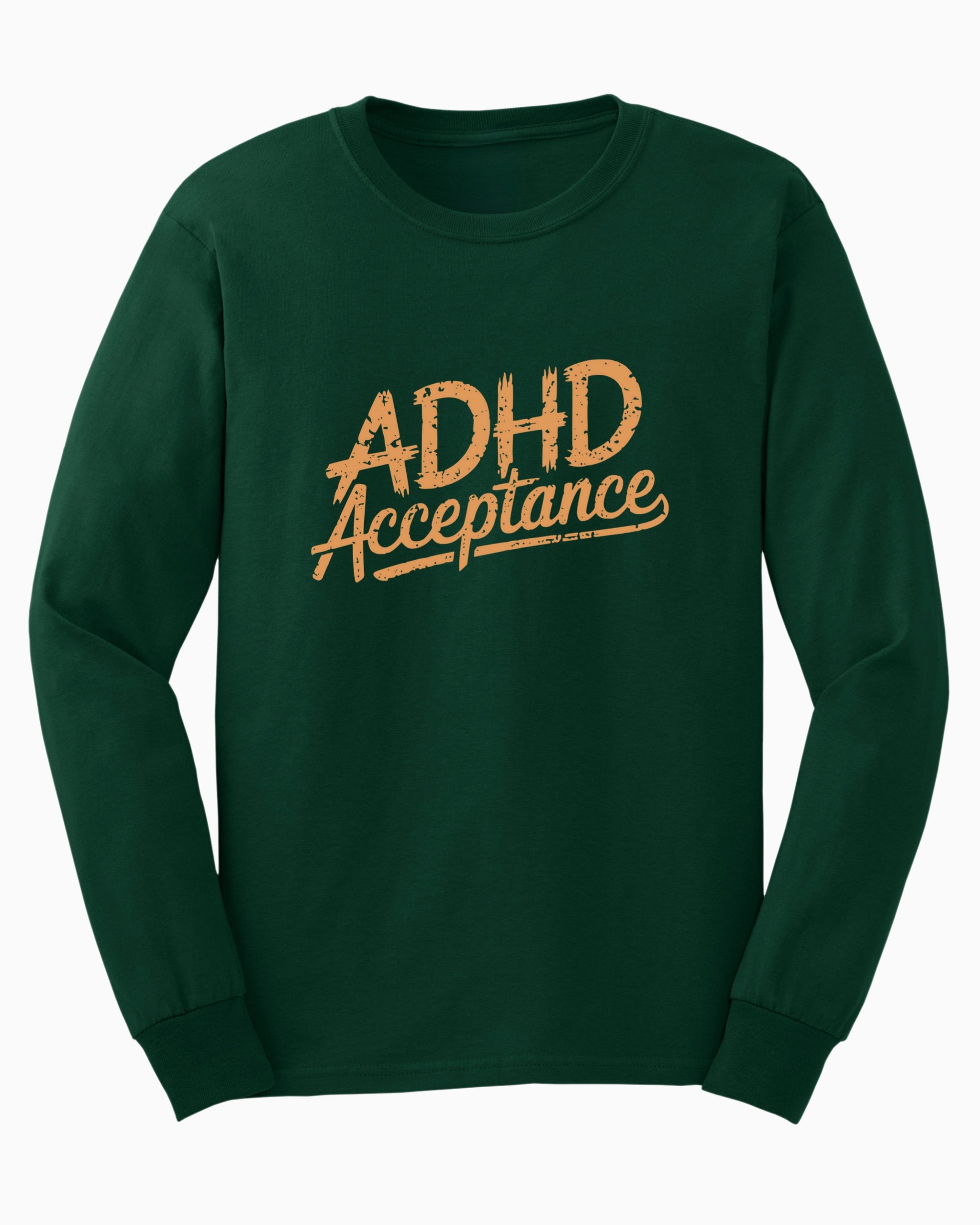 ADHD Acceptance Grunge Style Long Sleeve T-Shirt